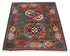 3x4 Green Ersari Afghan Hand Knotted Veg Dye Wool Area Rug